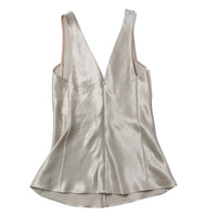 Maria McManus Deep V Tunic in Champagne