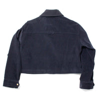 Maria McManus Cropped A-Line Jacket in Navy