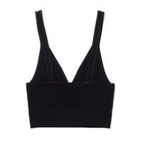 Maria McManus Ribbed Bralette in Black