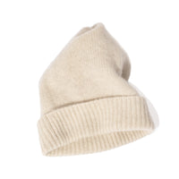 Mature Ha Pleats Knit Cap in Natural