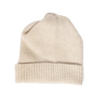 Mature Ha Pleats Knit Cap in Natural
