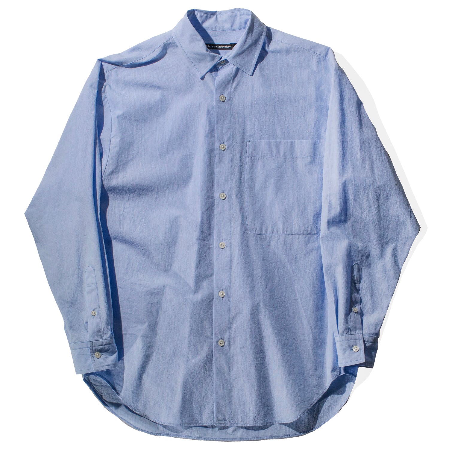 Nicholson & Nicholson Dance Buttondown in Sax – JUDITH