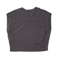 Nicholson & Nicholson Diver Top in Charcoal