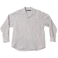 Nicholson & Nicholson Oscar Top in Gray Stripes