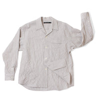 Nicholson & Nicholson Oscar Top in Gray Stripes