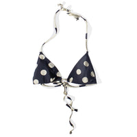 Nu Swim Drip Top in Polka Dot Black/Cream