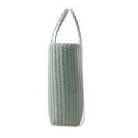 Palorosa Large Flat Basic Tote in Eucalyptus