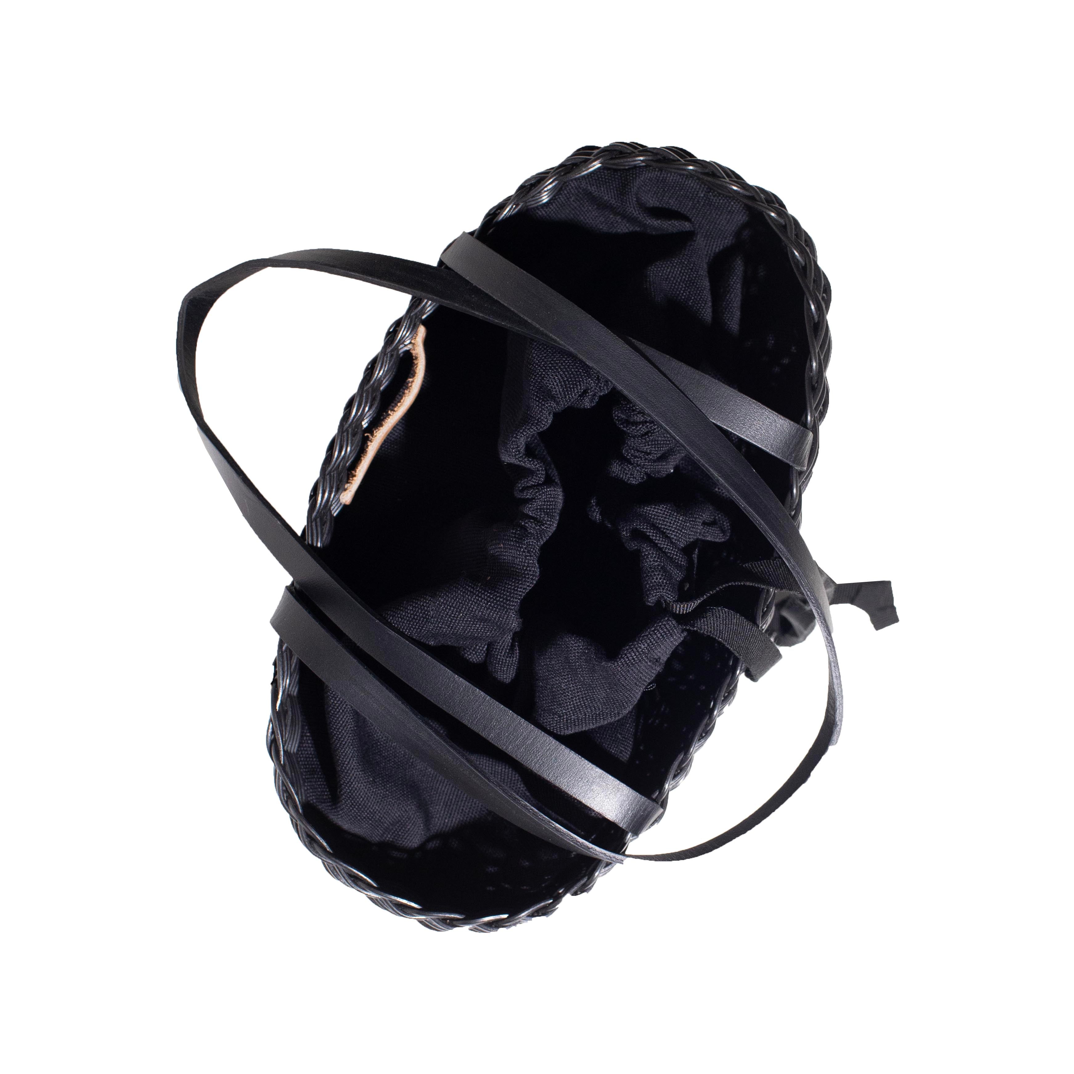 Palorosa Mini Basket Tote in Black – JUDITH