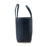Palorosa Small Flat Basic Tote in Midnight Blue