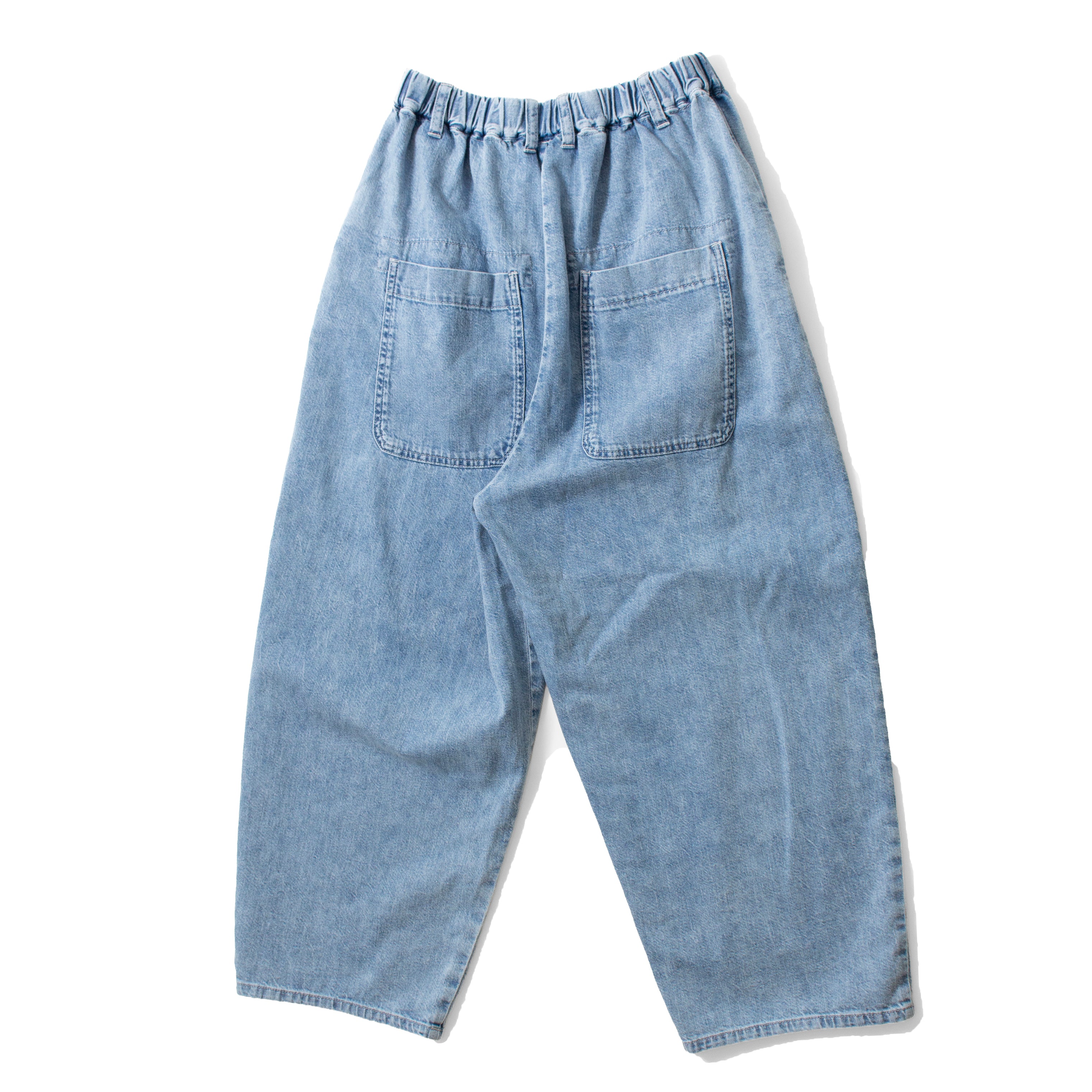 Pas de Calais 8oz Natural Denim Easy Pants in Ice Blue – JUDITH