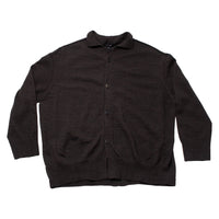 Pas de Calais Airy Merino Wool Cardigan in Khaki