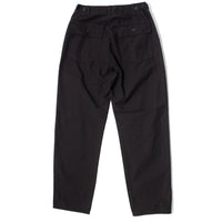 Pas de Calais Brushed Cotton Back Satin Baker Pants in Black