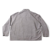 Pas de Calais C/L High Density Plain Weave Coverall Jacket in Grey