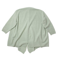 Pas de Calais Fine Wool Haori Cardigan in Rosemary