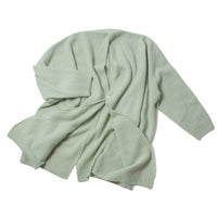 Pas de Calais Fine Wool Haori Cardigan in Rosemary