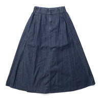 Pas de Calais Natural Denim Skirt in Indigo
