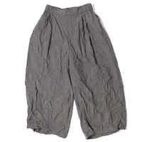 Pas de Calais Recycled P/R Pinhead Wide Pants in Brown