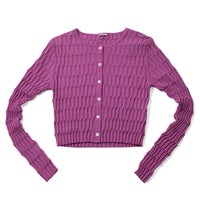 Rachel Comey Allira Cardigan in Prune
