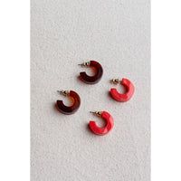 Rachel Comey Cuba Earrings in Coral Multi