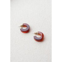 Rachel Comey Cuba Earrings in Dark Tortoise