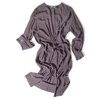 Rodebjer Cecilie Long Blouse in Dark Coffee