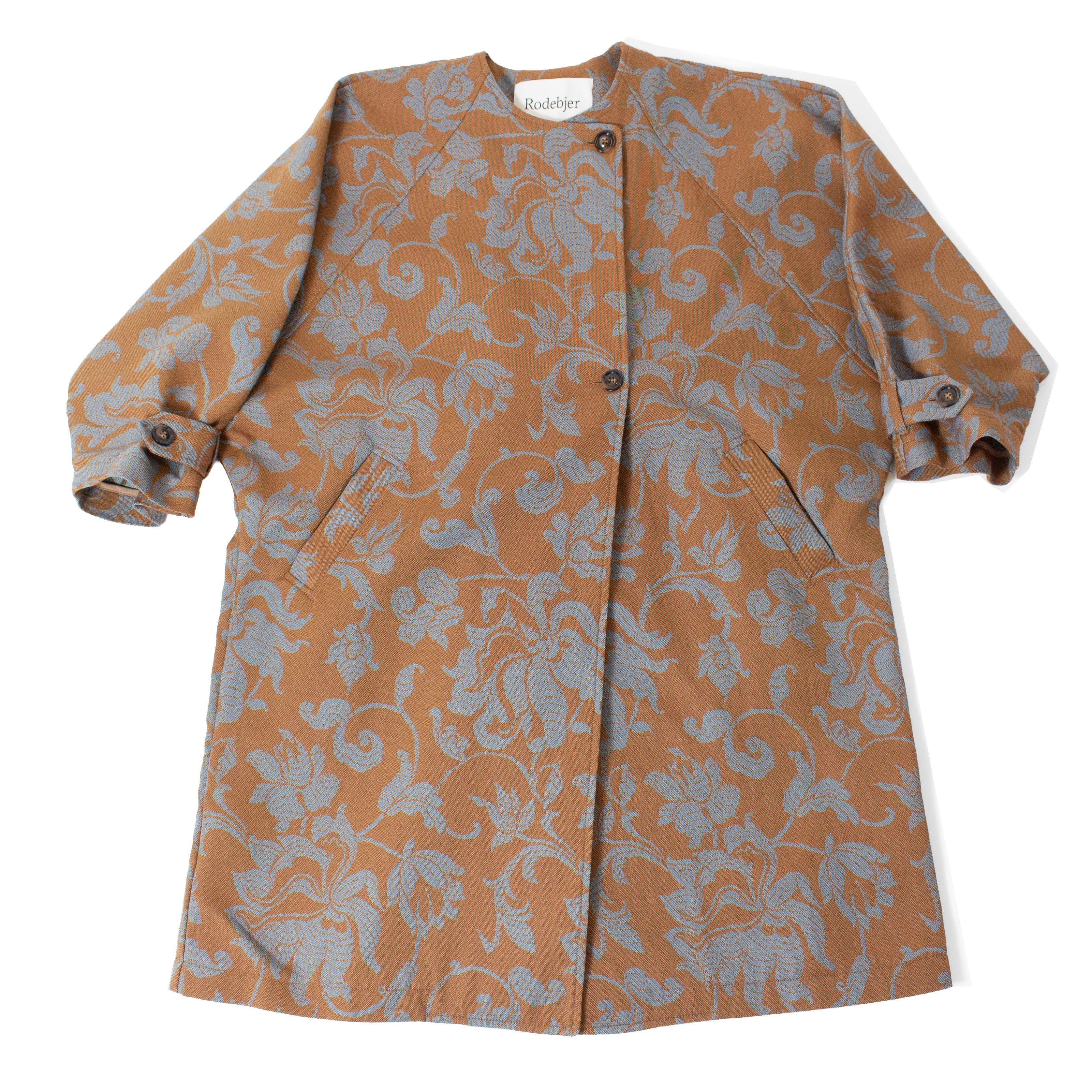 Rodebjer Melbourne French Lily Coat in Teal/Brown – JUDITH