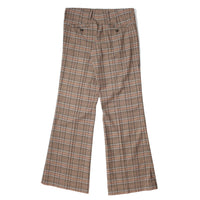 Rodebjer Jia Check Pant in Nougat/Black