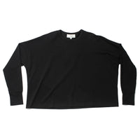 Studio Nicholson Loop Long Sleeve T-Shirt in Black