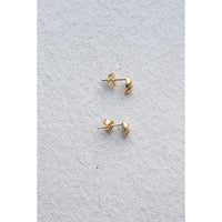 Sapir Bachar Gold Eroded Studs