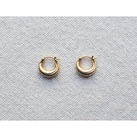 Sapir Bachar Gold Silt Hoops