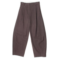 Sayaka Davis Cacao Trousers in Dark Brown