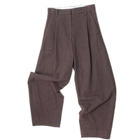 Sayaka Davis Cacao Trousers in Dark Brown