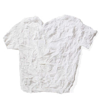 Sayaka Davis Crinkled Petite Knit Tee in White
