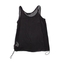Sayaka Davis Sheer Silk Tank in Black