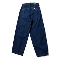Serge W Side Zip Pants in Faded Blue
