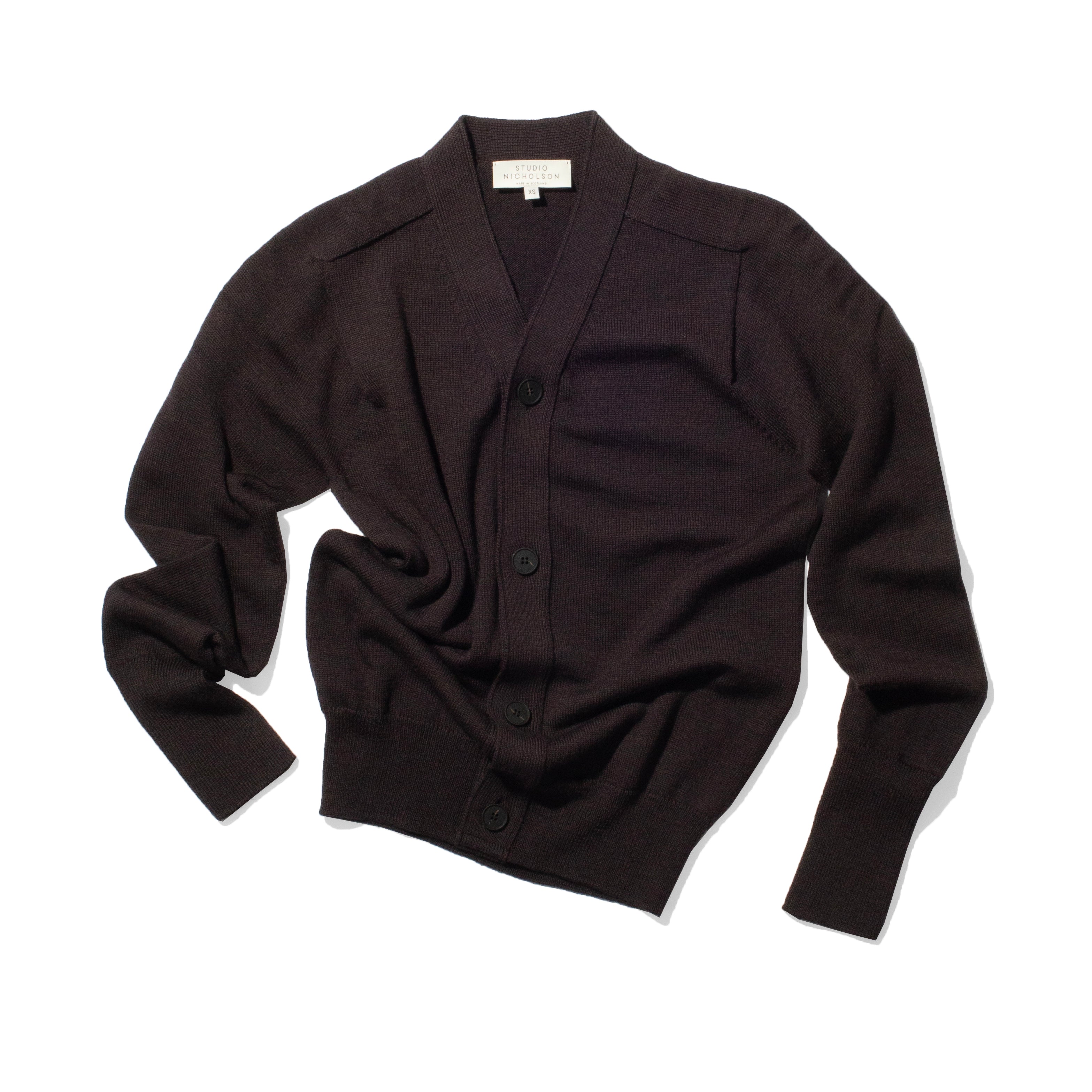 Studio Nicholson Conan Cardigan in Walnut – JUDITH