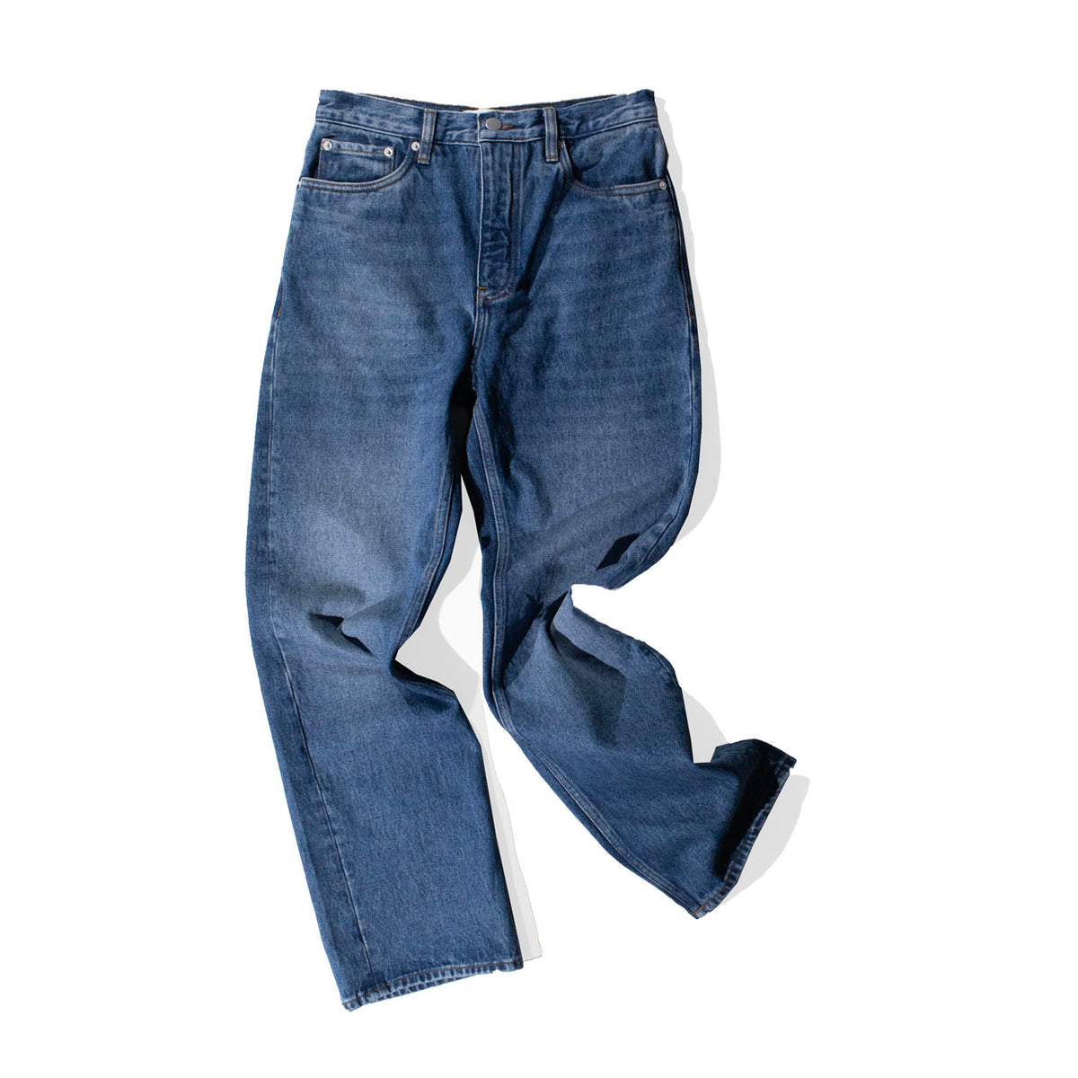 Studio Nicholson Denjo Jean in Worn Wash Indigo – JUDITH