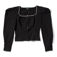 Toit Volant Mabel Top in Black