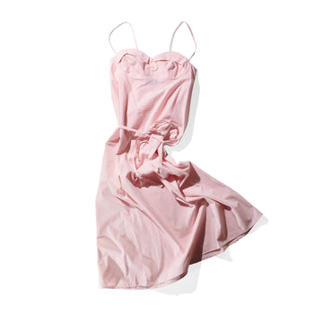 Toit Volant Tilda Dress in Pink White