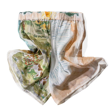 Anntian Silk Shorts in Print M