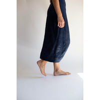 Nomia Square Neck Darted Dress in Midnight