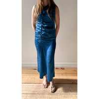 Nomia Lela Thong Wedge in Metallic