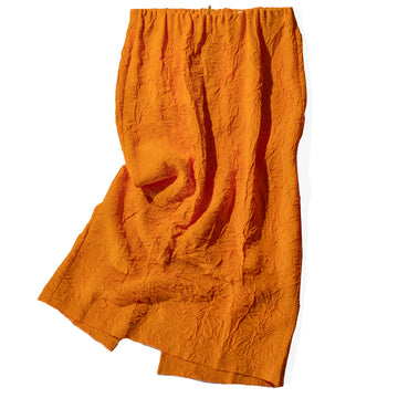 Caron Callahan Lavy Skirt in Tangerine Crinkle Viscose