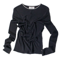 Kallmeyer Cierra Waffle Knit in Black/Cream