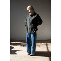 Dopple & Scent Dobby Check Oversized Shirt in Charcoal