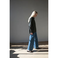 Dopple & Scent Dobby Check Oversized Shirt in Charcoal