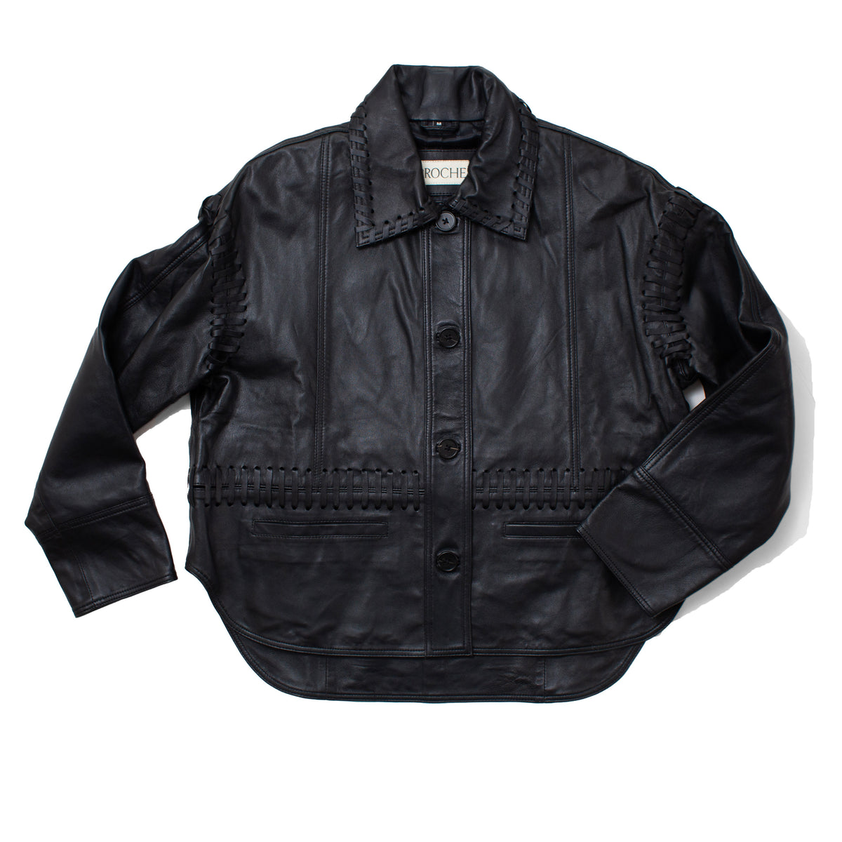 OHOTORO Alley Vintage Jacket ブラック Proche Leather Olivia Jacket in Black – JUDITH