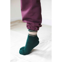 Hansel from Basel Athleisure Cashmere Crew in Forest Green