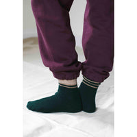 Hansel from Basel Athleisure Cashmere Crew in Forest Green