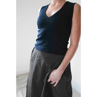 Flore Flore Dewi Tank in Navy